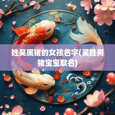 姓吴属猪的女孩名字(吴姓男猪宝宝取名)