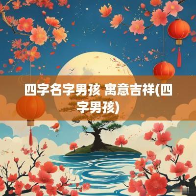 四字名字男孩 寓意吉祥(四字男孩)