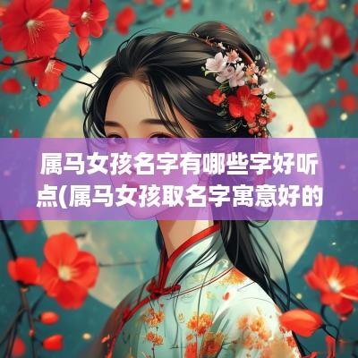 属马女孩名字有哪些字好听点(属马女孩取名字寓意好的字)