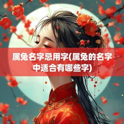 属兔名字忌用字(属兔的名字中适合有哪些字)