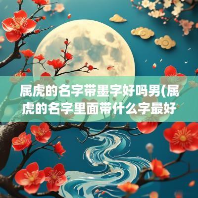 属虎的名字带墨字好吗男(属虎的名字里面带什么字最好)