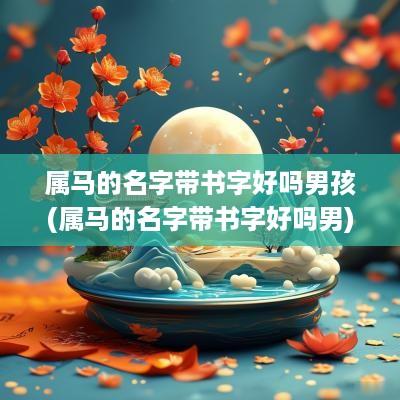 属马的名字带书字好吗男孩(属马的名字带书字好吗男)