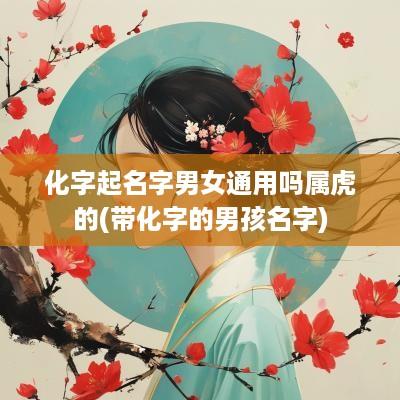 化字起名字男女通用吗属虎的(带化字的男孩名字)