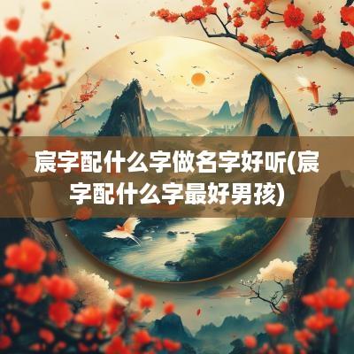 宸字配什么字做名字好听(宸字配什么字最好男孩)