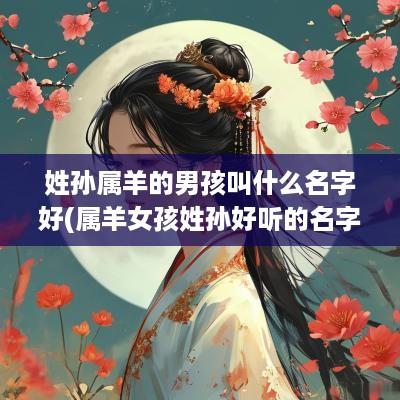 姓孙属羊的男孩叫什么名字好(属羊女孩姓孙好听的名字大全)