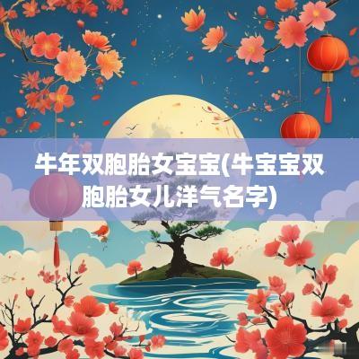 蛇年双胞胎女宝宝(牛宝宝双胞胎女儿洋气名字)