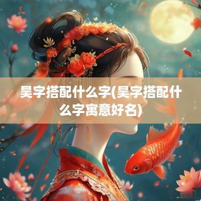 昊字搭配什么字(昊字搭配什么字寓意好名)