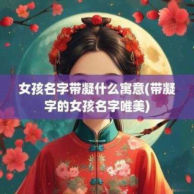 女孩名字带凝什么寓意(带凝字的女孩名字唯美)