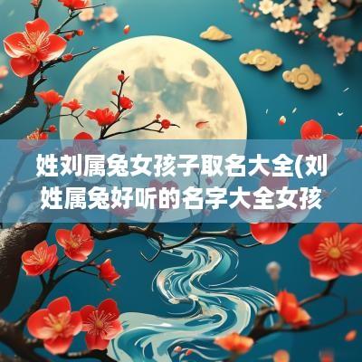 姓刘属兔女孩子取名大全(刘姓属兔好听的名字大全女孩)