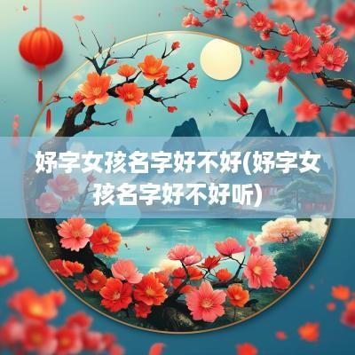 妤字女孩名字好不好(妤字女孩名字好不好听)