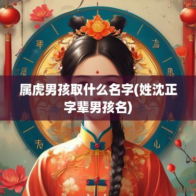 属虎男孩取什么名字(姓沈正字辈男孩名)