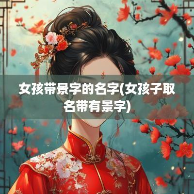 女孩带景字的名字(女孩子取名带有景字)