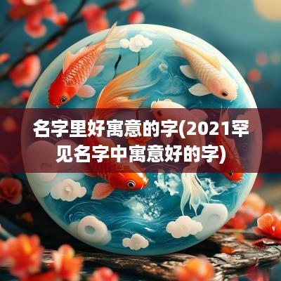 名字里好寓意的字(2025罕见名字中寓意好的字)