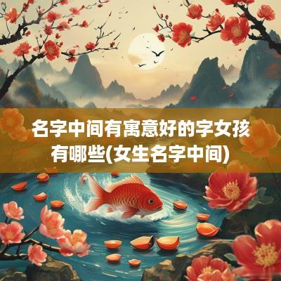 名字中间有寓意好的字女孩有哪些(女生名字中间)