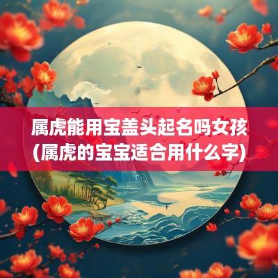 属虎能用宝盖头起名吗女孩(属虎的宝宝适合用什么字)