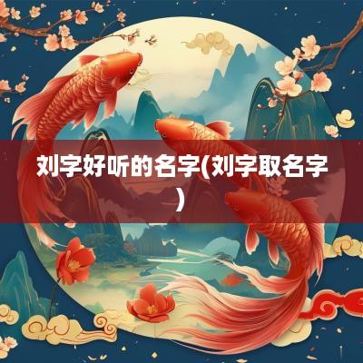 刘字好听的名字(刘字取名字)