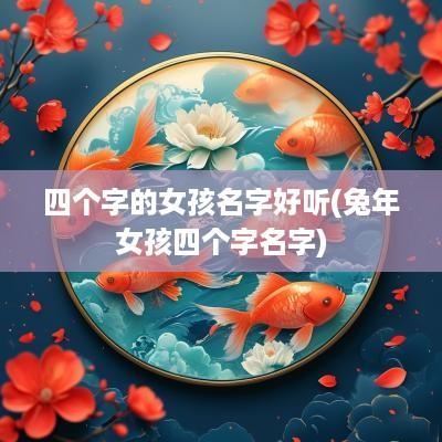 四个字的女孩名字好听(蛇年女孩四个字名字)