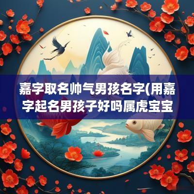 嘉字取名帅气男孩名字(用嘉字起名男孩子好吗属虎宝宝)