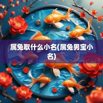 属兔取什么小名(属兔男宝小名)
