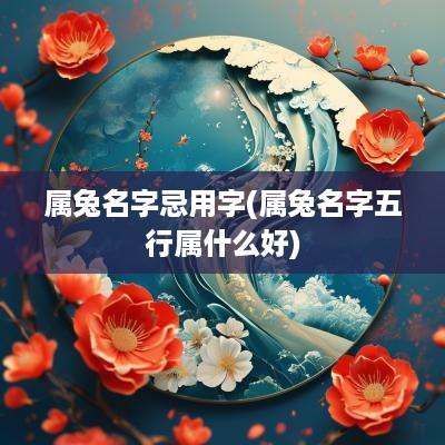 属兔名字忌用字(属兔名字五行属什么好)