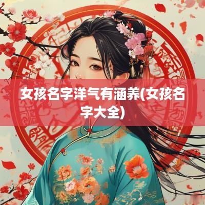 女孩名字洋气有涵养(女孩名字大全)