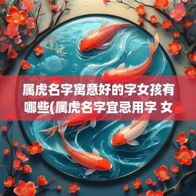 属虎名字寓意好的字女孩有哪些(属虎名字宜忌用字 女孩)