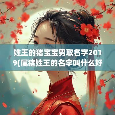 姓王的猪宝宝男取名字2019(属猪姓王的名字叫什么好听点)