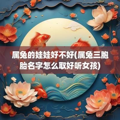 属兔的娃娃好不好(属兔三胞胎名字怎么取好听女孩)