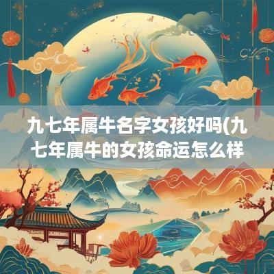 九七年属牛名字女孩好吗(九七年属牛的女孩命运怎么样)