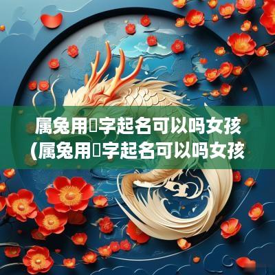 属兔用璟字起名可以吗女孩(属兔用璟字起名可以吗女孩怎么取)