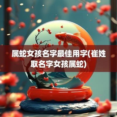 属蛇女孩名字最佳用字(崔姓取名字女孩属蛇)
