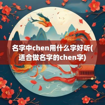 名字中chen用什么字好听(适合做名字的chen字)