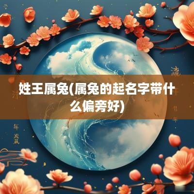 姓王属兔(属兔的起名字带什么偏旁好)