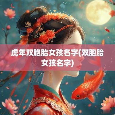 蛇年双胞胎女孩名字(双胞胎女孩名字)