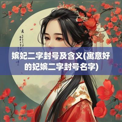 嫔妃二字封号及含义(寓意好的妃嫔二字封号名字)