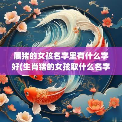 属猪的女孩名字里有什么字好(生肖猪的女孩取什么名字)