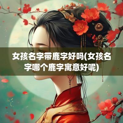 女孩名字带鹿字好吗(女孩名字哪个鹿字寓意好呢)