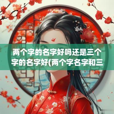 两个字的名字好吗还是三个字的名字好(两个字名字和三个字名字哪个好)