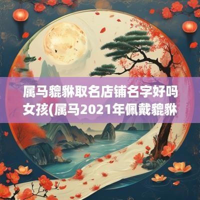 属马貔貅取名店铺名字好吗女孩(属马2025年佩戴貔貅)
