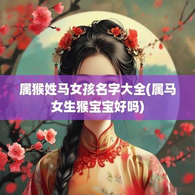 属猴姓马女孩名字大全(属马女生猴宝宝好吗)