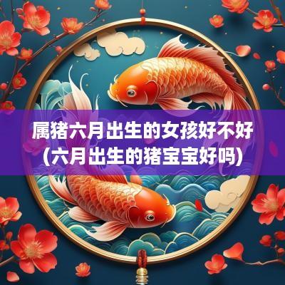 属猪六月出生的女孩好不好(六月出生的猪宝宝好吗)