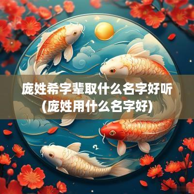 庞姓希字辈取什么名字好听(庞姓用什么名字好)
