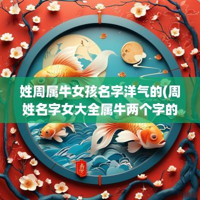 姓周属牛女孩名字洋气的(周姓名字女大全属牛两个字的)