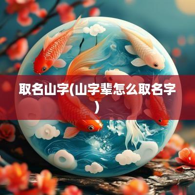 取名山字(山字辈怎么取名字)