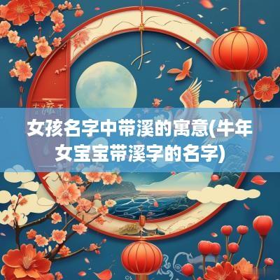 女孩名字中带溪的寓意(蛇年女宝宝带溪字的名字)
