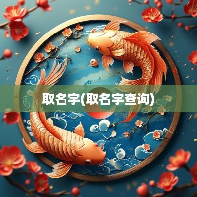 取名字(取名字查询)
