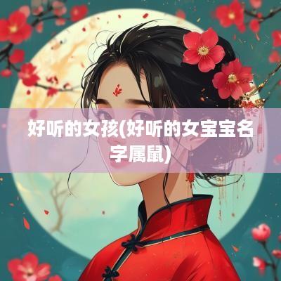 好听的女孩(好听的女宝宝名字属鼠)