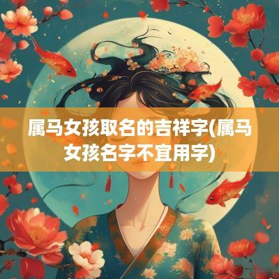 属马女孩取名的吉祥字(属马女孩名字不宜用字)