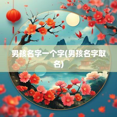 男孩名字一个字(男孩名字取名)