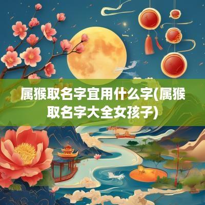 属猴取名字宜用什么字(属猴取名字大全女孩子)